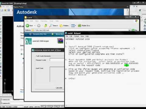 Autocad 2008 keygen free download